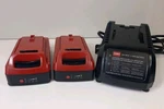 Toro 20V Max Lithium-ion 2X Battery & Charger 88502 88500 Tested Working. Fixed Price $59.99.