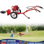 Garden Lawn Mower Trimmer Gasoline Brush Cutter Hand Push Type Grass Tool. Fixed Price $217.84.