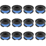 12 Pk Replacement Greenworks 0.065" Single Line String 21342 Spool- Caps. Fixed Price $12.56.