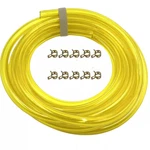 10FT 3/16" X 5/16" Gas Fuel Line Hose For Chainsaws Lawn Mower Generator Clips. Fixed Price $13.79.