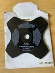 10,000 Oregon Brush Weed Blade 8 Inch Reversible Four Point - 3/4 /20MM Arbor. Fixed Price $15.95.