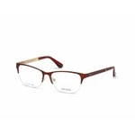 Guess GU2627 Burgundy 070 Metal Semi Rimless Optical Eyeglasses Frame 51-16-135. Fixed Price $87.60.
