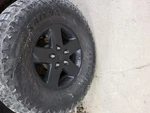 Wheel 17X7-1/2 Spoke Painted Black Fits 12-13 Wrangler 598914. Fixed Price $139.90.