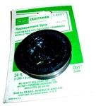 Sears Craftsman Replacement Oem Trimmer Spool & Cord (24') .051" Diam Usa Nos. Fixed Price $11.49.