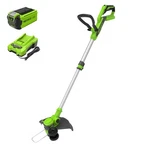 Greenworks 40V 13" GEN2 Cordless String Trimmer/ Edger W/ 2AH Battery & Charger. Fixed Price $107.19.