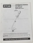Ryobi ZRRY41002 Operator's Manual String Trimmer. Fixed Price $9.95.