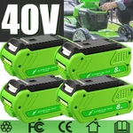 6.0AH/8.0AH For Greenworks 40V G-max Lithium Battery 29462 29252 29472 26272 New. Fixed Price $136.99.