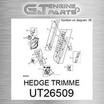 UT26509 Hedge Trimme Fits John Deere (surplus Open Box). Fixed Price $364.64.