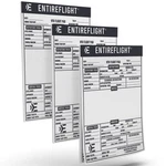 Entireflight Vfr Pads For Kneeboards 3PACK Aviation Pilot Notepad Refill. Fixed Price $19.95.