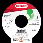 Genuine Oregon Gatorline, Round, .155IN. Lb Part# 21-555. Fixed Price $68.56.