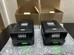 Lot Of Pro 80V Battery 3.0AH Rechargeable Lithium-ion For Greenworks GBA80200. Fixed Price $100.00.