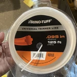 Rino-tuff .095" 2,4MM Universal Trimmer Line 125' Model 17094 Lawncare Edge. Fixed Price $14.96.