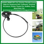 Genuine 586861201 Line Trimmer Throttle Control Cable For Lawn Care Excellence. Fixed Price $34.19.