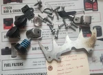 Makita Dolmar Chainsaw 6400 7300 7900 Used Oem Mounts, Spikes, Choke Lever, Etc. Fixed Price $49.95.