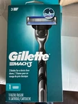 New Gillette MACH3 Men's Razor Handle + 1 Blade Refill. Fixed Price $10.00.