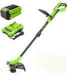 Greenworks 40V 13 Inch Cordless 2&1 String Trimmer Edger 2AH Battery And Charger. Fixed Price $125.00.