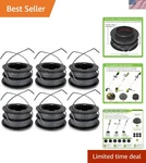 Efficient 6PC Dual Line Trimmer Spool For Greenworks ST80L210 And ST60 Models. Fixed Price $32.29.