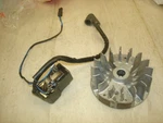 Jonsered Gt 2126 Coil And Flywheel 1" Curved Shaft Trimmer Part Only. Fixed Price $29.99.