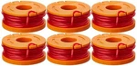 Worx WA0010 Replacement Spool Line For Grass TRIMMER/EDGER,10FT 6-PACK. Fixed Price $9.99.