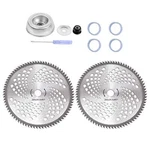 10"X80T Carbide Tip Brush Blade W/adapter Kit For Cutter,trimmer,weed EATER,2SET. Fixed Price $24.36.