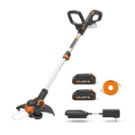 Worx Cordless String Trimmer & 20V 3.0 / Edger, Black And Orange. Fixed Price $175.94.