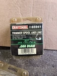 Craftsman 71-85941 Replacement Trimmer Spool & Line .080 Diam 25FT Round. Fixed Price $14.00.
