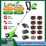 2-IN-1 Electric Cordless Grass String Trimmer Lawn Edger Weed Wacker Cutter Usa. Fixed Price $54.63.