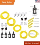 Versatile 20 Foot Fuel Line Hose Set With Filters For Chainsaws & Lawn Equipment. Fixed Price $20.98.