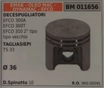 96000091 Complete Hedge Trimmer Piston Emak Oleo-mac Efco Dynamac Ts 33 36. Fixed Price $138.03.