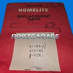 Nos Oem Homelite Throttle Spring P/n 01177A 01177-A For 250 300 330 Chainsaw B30. Fixed Price $19.95.