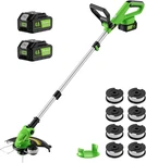 20V Cordless String Trimmer With Batteries & Charger For Lawn Care. Fixed Price $126.99.