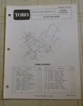 Toro 3.5 Hp 58430 Gas Edger Parts Catalog Manual. Fixed Price $15.00.