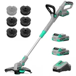 Litheli 20V 12 Inch Cordless String Trimmer/edger X 2.0AH Battery Powered. Fixed Price $157.44.