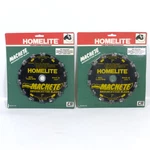 2 New Homelite Machete Brushcutter Blade 7" DA-00714 *read*. Fixed Price $39.87.