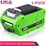 New 6.0AH For Greenworks G-max 40V Li-ion Battery 29462 29472 20262 21332 26272. Fixed Price $38.99.