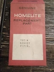 Lot Of 2 Homelite 70714 Gasket. Fixed Price $18.99.