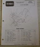 Toro 3.5 Hp 58430 Gas Edger Parts Catalog Manual Original!. Fixed Price $15.00.