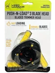 Weed Warrior Universal 3 Bladed Trimer Head Push-n-load Fits Most Models. Fixed Price $19.98.