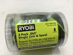 Ryobi AC14RL3A .065 Line String Replacement Packs Of Spool. Fixed Price $10.99.