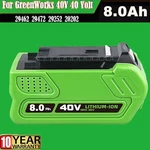 8AH For Greenworks G-max 40V Li-ion Battery 29462 29472 ST40B410 BA40L210 26272. Fixed Price $45.98.