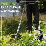 5.7" Grass Strimmer Head Brush Steel Wire Wheel Garden Weed. Fixed Price $7.99.