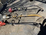 Homelite Ryobi Hyper Tough Gas 2-STROKE String Trimmers 25CC Curved Shaft Lot. Fixed Price $150.00.