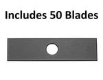 50 Pack Genuine Oregon 40-139 Edger Blade, 8" X 1" .120". Fixed Price $85.38.