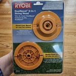 Ryobi Dual Spool 2 String Fixed Bump Head AC04117 Sealed New. Fixed Price $21.95.