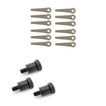4111-007-1001 (12) Blades And (3) Shoulder Bolts Set 4111-710-8700 Fits Stihl. Fixed Price $28.99.