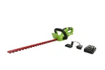 Greenworks 24V 22" Cordless Rotating Handle Hedge Trimmer, 1.5AH Usb Battery &. Fixed Price $200.73.