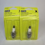 (2-PACK) Ryobi AC00160A 2-CYCLE Spark Plug 139-668. Fixed Price $16.16.
