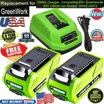 Oem 40V Battery/charger 29482 For Greenworks 29472 29462 29252 22272. Fixed Price $156.99.