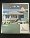 Sun Shade Sail Triangle Waterproof Outdoor Garden Patio Canopy With Attachments. Fixed Price $44.99.