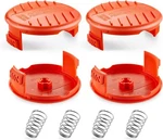 4 Pack Trimmer Line Cap & Spring For Black+decker Replacement Spool Covers. Fixed Price $8.99.